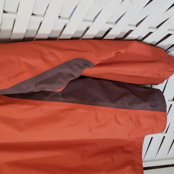 The North Face burnt orange full zip hide hoodie hypervent mens wind jac… - Picture 5 of 7